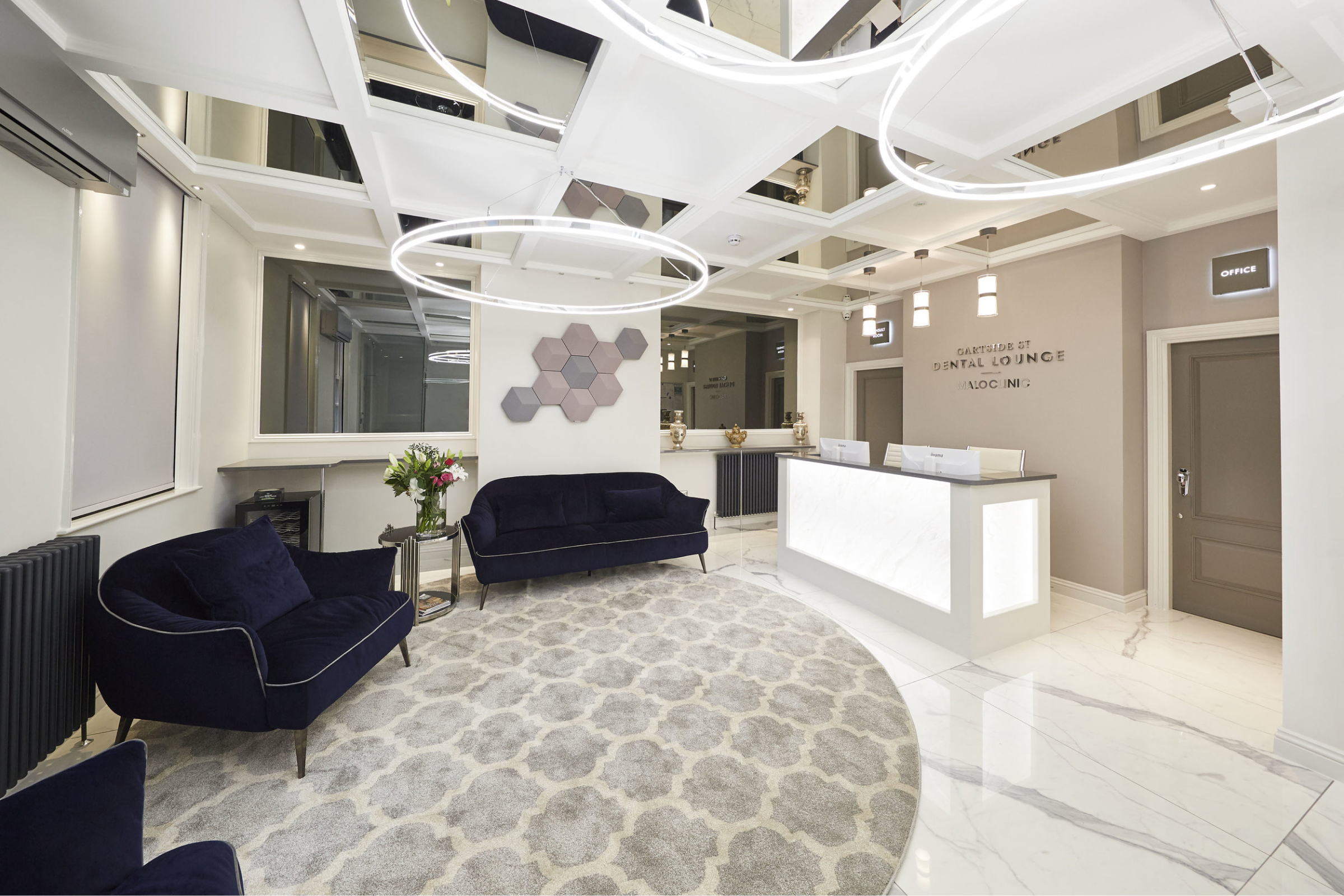 The Gartside Street Dental Lounge in Spinningfields, Manchester